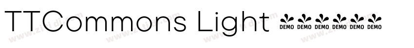 TTCommons Light 亮体字体转换